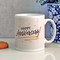 Hampers and Gifts to the UK - Send the Happy Anniversary Mug 