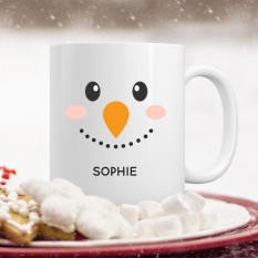 Hampers and Gifts to the UK - Send the Personalised Festive Snowman Mug