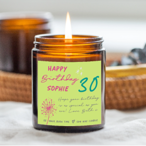 Hampers and Gifts to the UK - Send the Personalised Candles