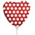 Polka Dot Red Heart Balloon 9" +£2.99