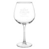 Hampers and Gifts to the UK - Send the Personalised Keep Calm and Drink Wine Balloon Glass