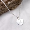 Hampers and Gifts to the UK - Send the Personalised Always and Forever Heart Necklace