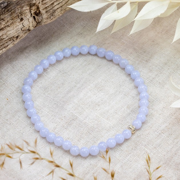 Hampers and Gifts to the UK - Send the Blue Lace Agate Bracelet