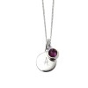 Hampers and Gifts to the UK - Send the Engraved February Birthstone Necklace