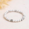 Hampers and Gifts to the UK - Send the White Howlite Bracelet - Ayana Collection