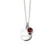 Hampers and Gifts to the UK - Send the Engraved July Birthstone Necklace
