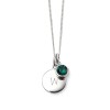 Hampers and Gifts to the UK - Send the Engraved May Birthstone Necklace