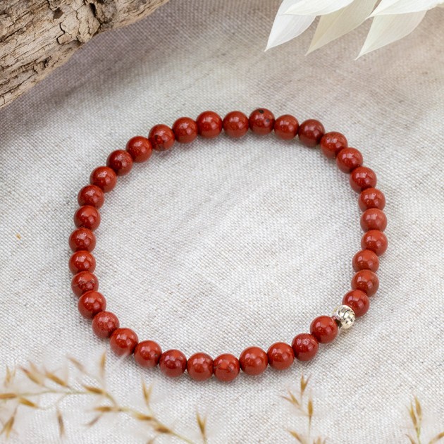 Hampers and Gifts to the UK - Send the Red Jasper Bracelet