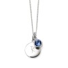 Hampers and Gifts to the UK - Send the Engraved September Birthstone Necklace