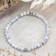 Hampers and Gifts to the UK - Send the White Howlite Bracelet