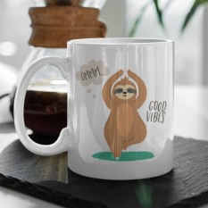 Hampers and Gifts to the UK - Send the Good Vibes Sloth Mug