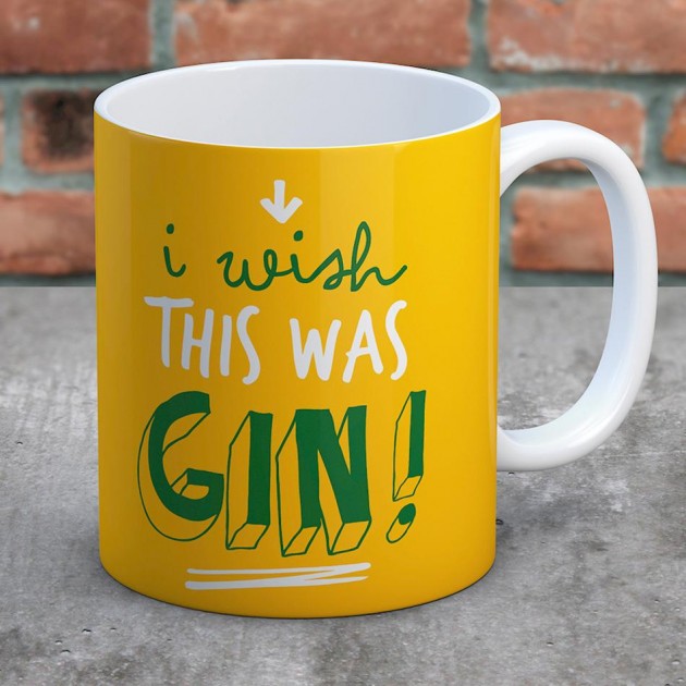 Hampers and Gifts to the UK - Send the I Wish This Was Gin Mug