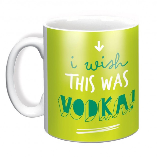 Hampers and Gifts to the UK - Send the I Wish This Was Vodka Mug