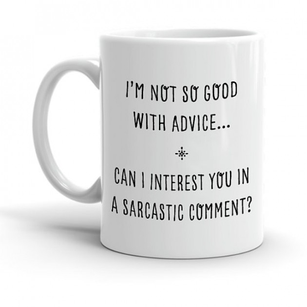 Hampers and Gifts to the UK - Send the I'm Not So Good With Advice... Mug