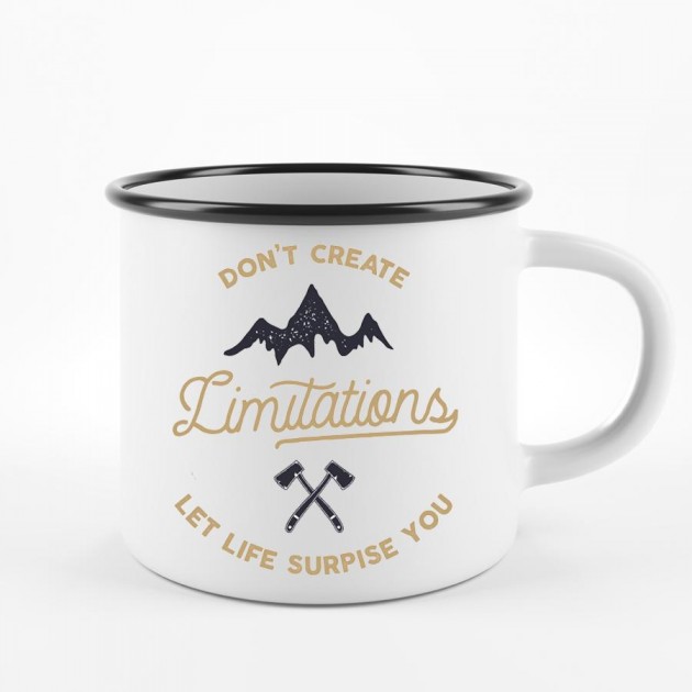 Hampers and Gifts to the UK - Send the Let Life Surprise You Camping Mug