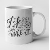 Hampers and Gifts to the UK - Send the Life is What You Bake It Mug