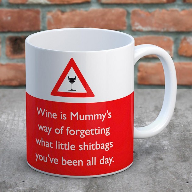 Hampers and Gifts to the UK - Send the Mummy's Wine Mug