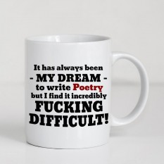Hampers and Gifts to the UK - Send the My Dream To Write Poetry Mug
