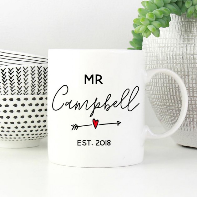 Hampers and Gifts to the UK - Send the Personalised Mr Husband Mug