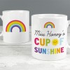 Hampers and Gifts to the UK - Send the Personalised Rainbow Cup of Sunshine Mug