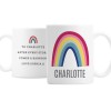 Hampers and Gifts to the UK - Send the Personalised Rainbow Mug