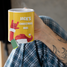 Hampers and Gifts to the UK - Send the Personalised Rock and Roll Christmas Mug