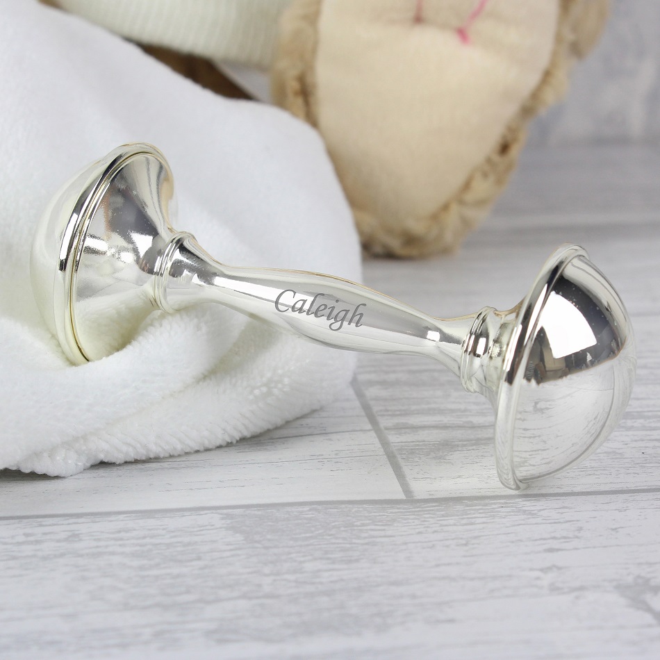 Personalized Silver Baby Gifts - All Silver Gifts