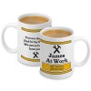 Hampers and Gifts to the UK - Send the Personalised Man At Work Mug