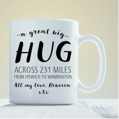 Hampers and Gifts to the UK - Send the Hug Across the Miles Mug