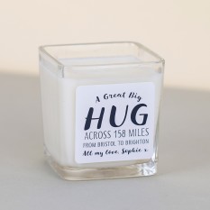 Hampers and Gifts to the UK - Send the Hug Across the Miles Candle