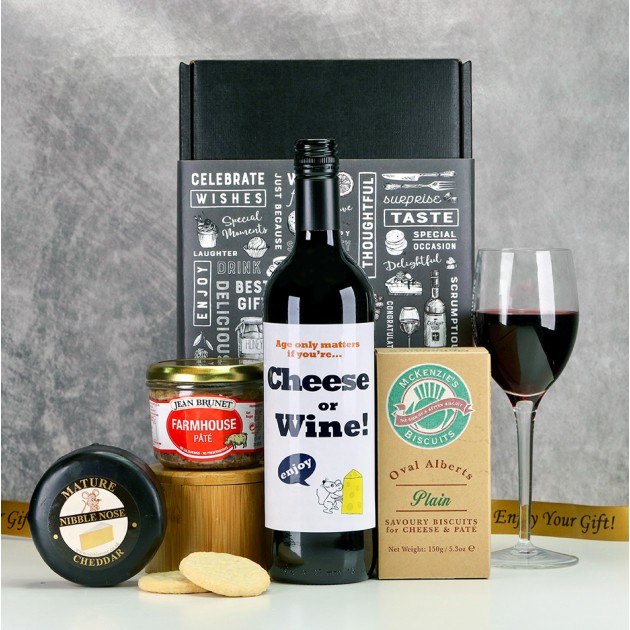 Hampers and Gifts to the UK - Send the Age Only Matters if You're Cheese or Wine