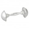 Hampers and Gifts to the UK - Send the Personalised Silver Baby Rattle