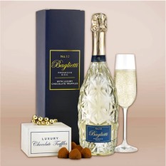 Hampers and Gifts to the UK - Send the Baglietti Prosecco and Truffles