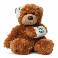Hampers and Gifts to the UK - Send the Bonnie Get Well Soon Teddy Bear by Aurora