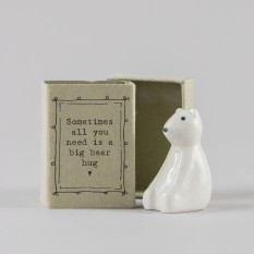 Hampers and Gifts to the UK - Send the Matchbox Porcelain Bear