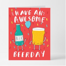Hampers and Gifts to the UK - Send the Awesome Beerday Card