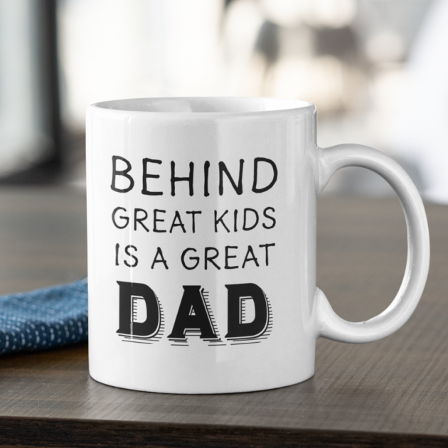 Hampers and Gifts to the UK - Send the Behind Great Kids Is A Great Dad Mug