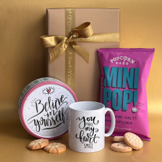Hampers and Gifts to the UK - Send the A Mug of Motivation & Biscuit Bliss