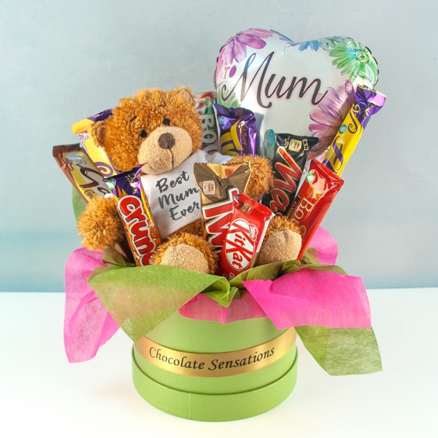Hampers and Gifts to the UK - Send the Best Mum Ever Chocolate Surprise