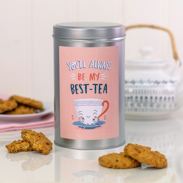 Hampers and Gifts to the UK - Send the You'll Always Be My Bestie Tin with a Dozen Biscuits