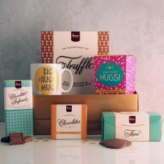 Hampers and Gifts to the UK - Send the Chocolate and Hugs Indulgence Hamper