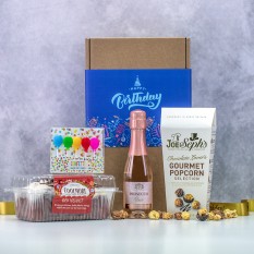 Hampers and Gifts to the UK - Send the Birthday Cake & Bubbles Celebration