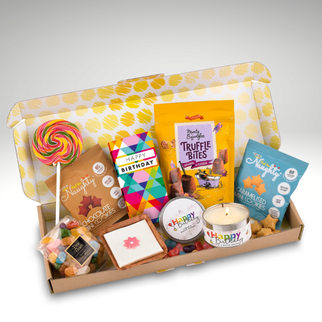 Hampers and Gifts to the UK - Send the Happy Birthday Letterbox Gift