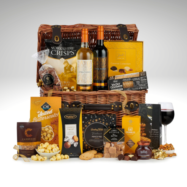 Hampers and Gifts to the UK - Send the Festive Fireside Treats Hamper