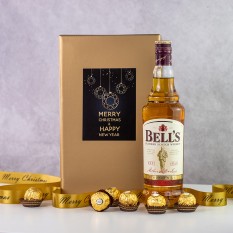 Hampers and Gifts to the UK - Send the Christmas Whisky Treat with Ferrero Rochers