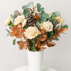 Hampers and Gifts to the UK - Send the Christmas Copper Sparkle Flowers
