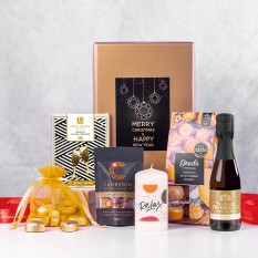 Hampers and Gifts to the UK - Send the Eat Drink & Be Merry Christmas Hamper