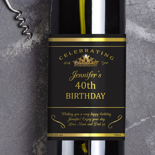 Hampers and Gifts to the UK - Send the Birthday Celebration Wine Gift