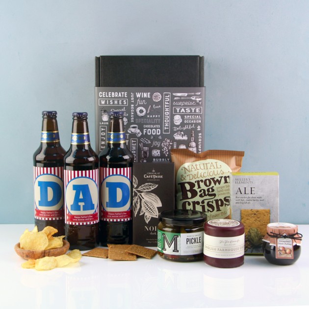 Hampers and Gifts to the UK - Send the Personalised DAD Beer Gift Box