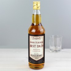 Personalised Classic Whisky Best Dad